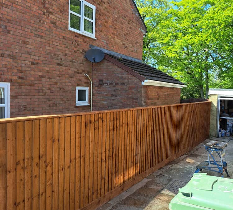 Fence Supplied and Installed in New Inn Pontypool
