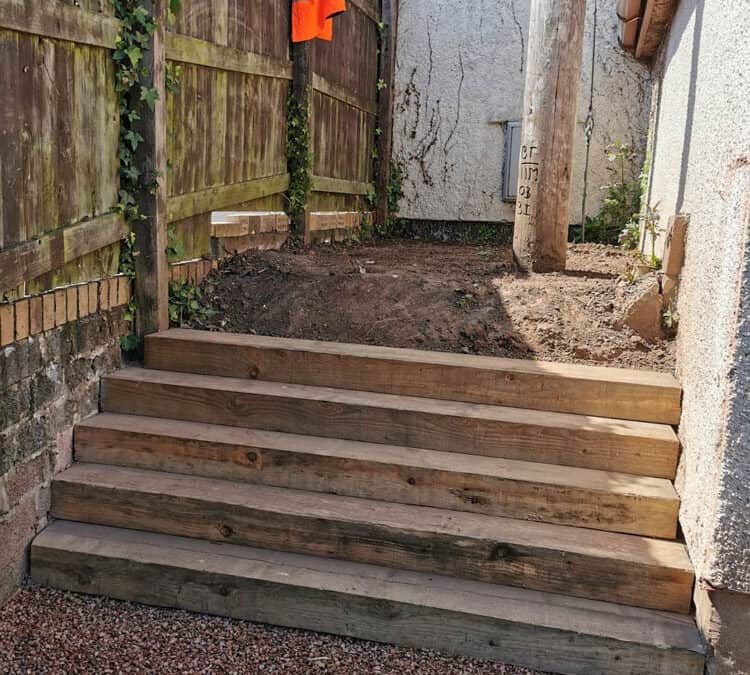 Sleeper steps Installed in Griffithstown