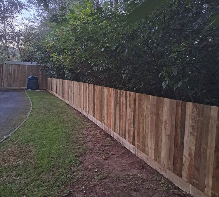 25 meters of 3ft feather edge fence and kick board in Ebbw Vale