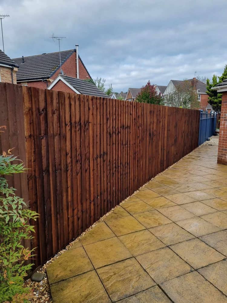 New 11 meters of 6ft feather edge fencing